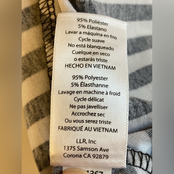 LuLaRoe Black and White Nicki Dress - Picture 8 of 12